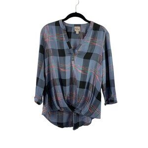 Como Vintage Women's Plaid Top